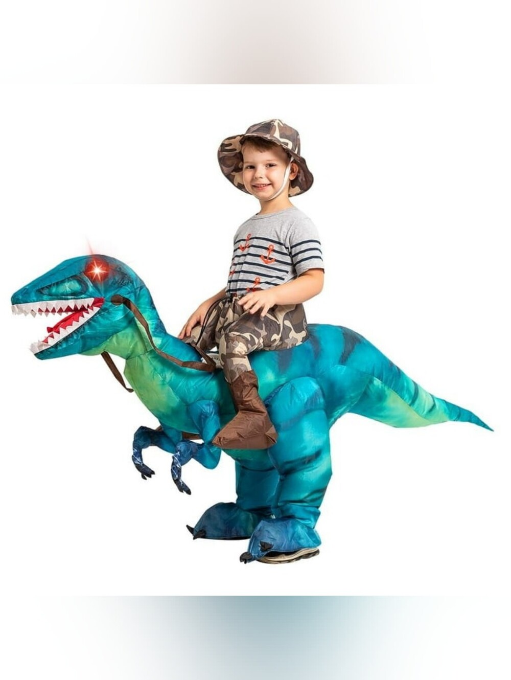 NEW Goosh 36 Inch Inflatable Dinosaur Costume For Kids (2-3 Year Olds)